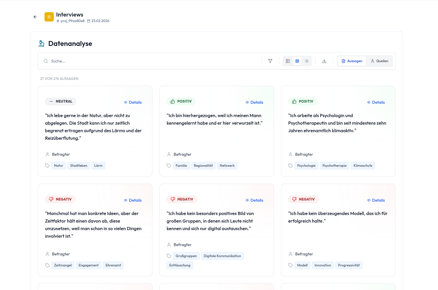 Datenanalyse & Clustering - The Audience Experts